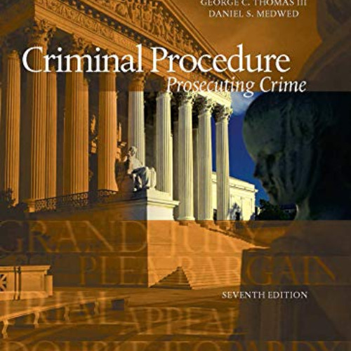 [VIEW] PDF 💓 Criminal Procedure, Prosecuting Crime (American Casebook Series) by  Jo