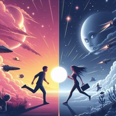 Cosmic Dusk Romance