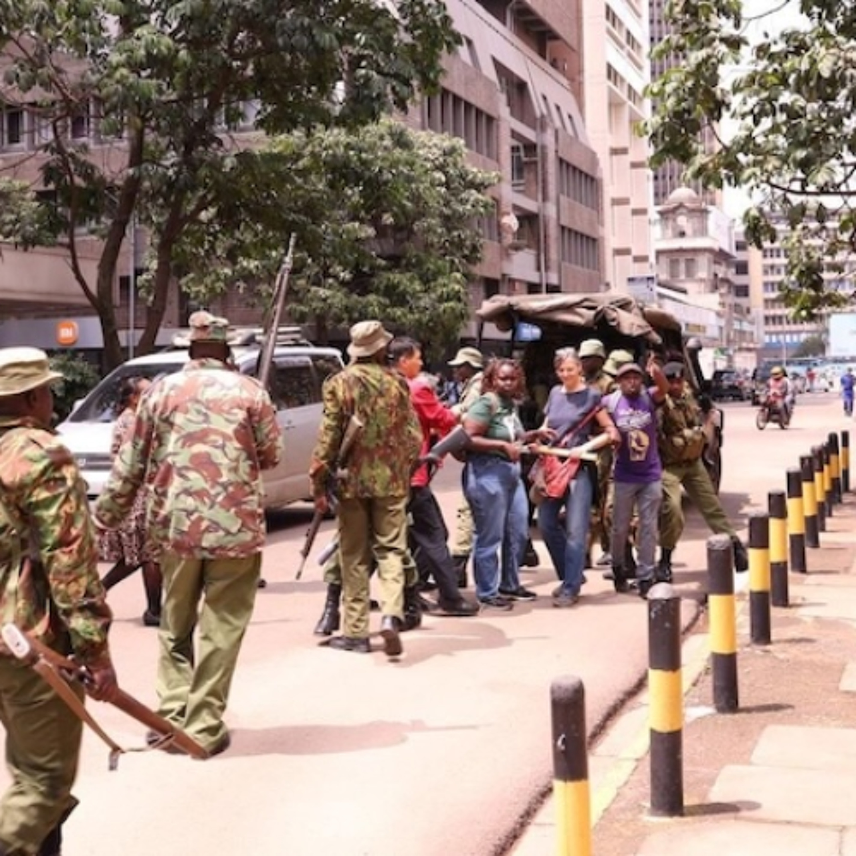 Kenyan police attack peaceful demonstration against imperialism and arrest protestors