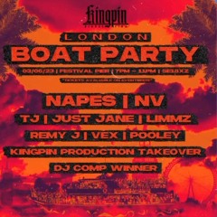 Paradyme|Kingpin Production London Boat Party 2023 DJ Comp Entry