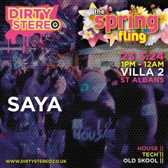Saya @ Dirty Stereo Spring Fling @ Villa 2 Stalbans 23rd March 2024
