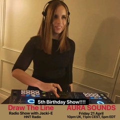 #253 Draw The Line Radio Show 21-04-2023 with guest mix 2nd hr by Aura Sounds