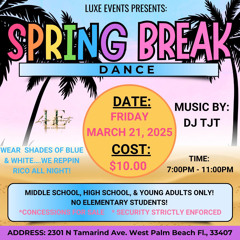 Spring Break Dance 2k25 @ Dj TjT Live Set !!!!
