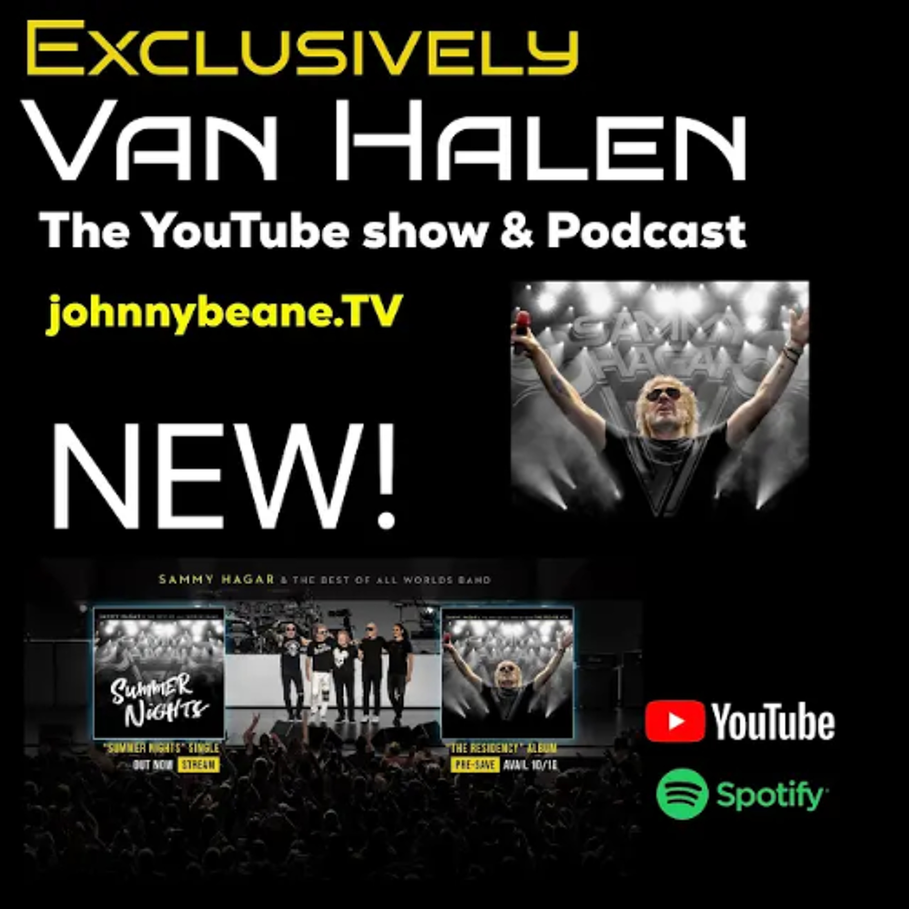 Exclusively Van Halen: Sammy Hagar LIVE Album Announced! 🎸 The Residency + Summer Nights! 8/22/25 episode artwork