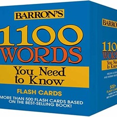 Access EPUB 📙 1100 Words You Need to Know Flashcards by  Melvin Gordon &  Murray Bro
