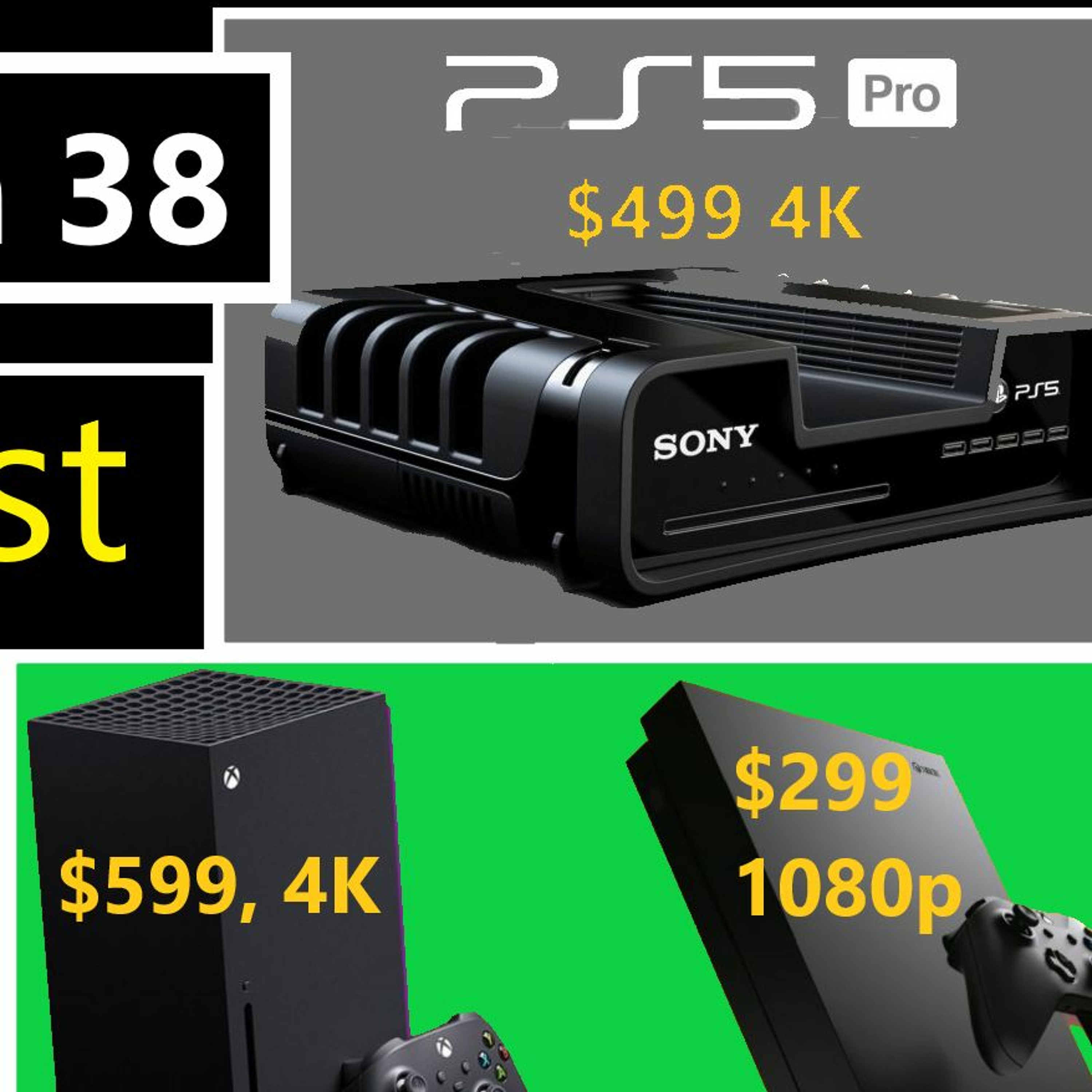 cover of episode 38. XBOX Analysis, PS5 Pro, Titan Ampere, 8K vs 4K