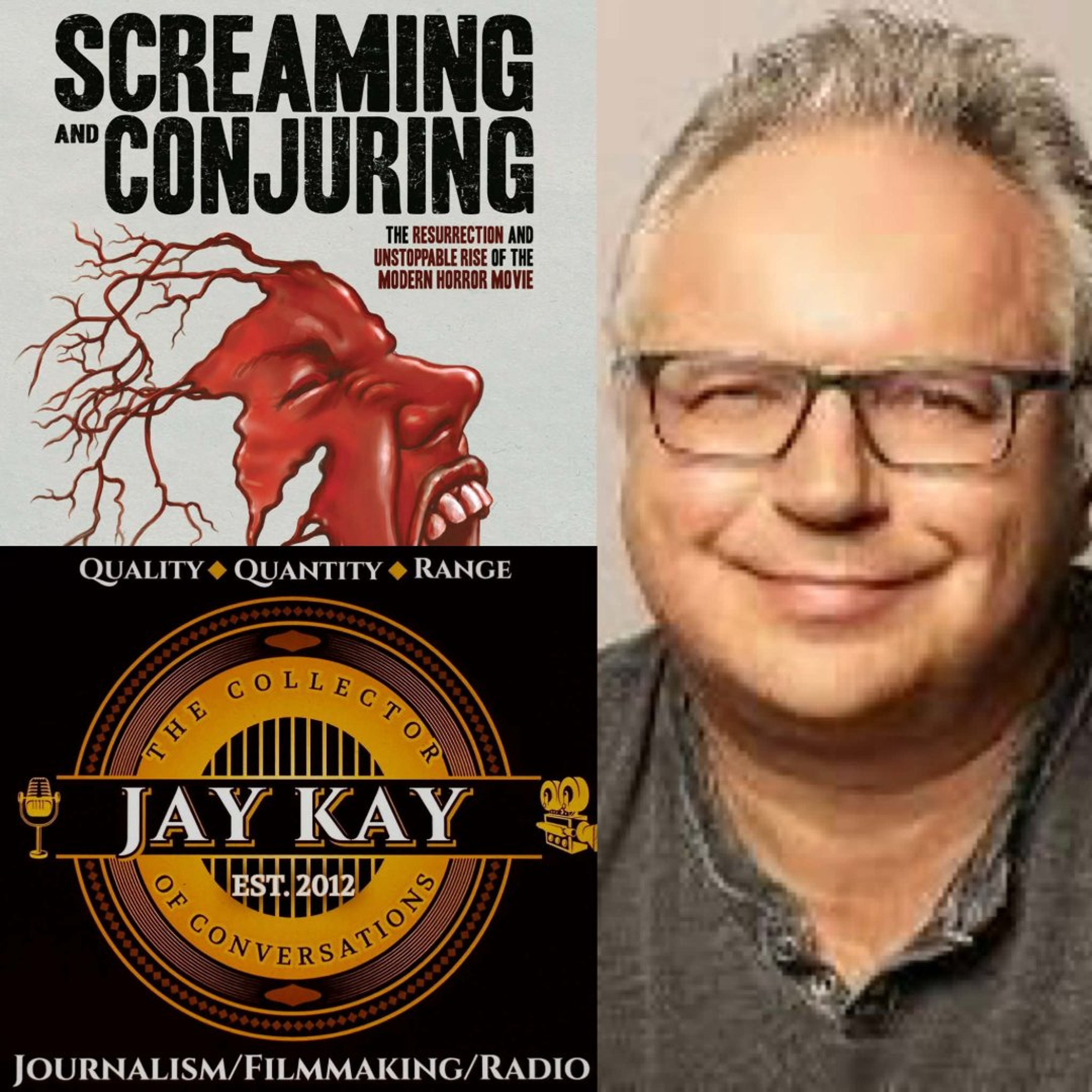 HHR Ep. 505: We welcome back journalist & author Clark Collis discussing his latest book on the modern horror scene SCREAMING & CONJURING episode artwork