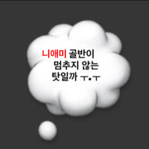 니애미 골반이 멈추지 않는 탓일까 ㅜ.ㅜ