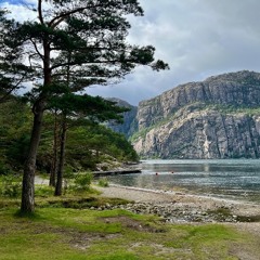 The beach of Ytra Dørvika (Lysefjord, Norway August 22nd, 2026)