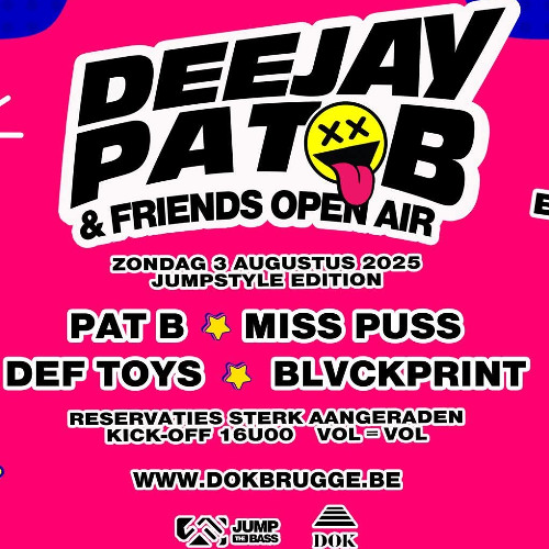 BLVCKPRINT Warm-Up Set @ Pat B & Friends Open Air | Retro, French Tek & Jump | Dok Brugge