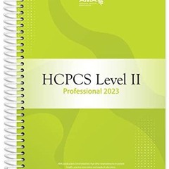 PDF_ HCPCS Level II Professional Edition 2023 (HCPCS Level II (American Med
