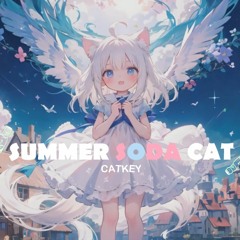 CATKEY — Summer soda cat