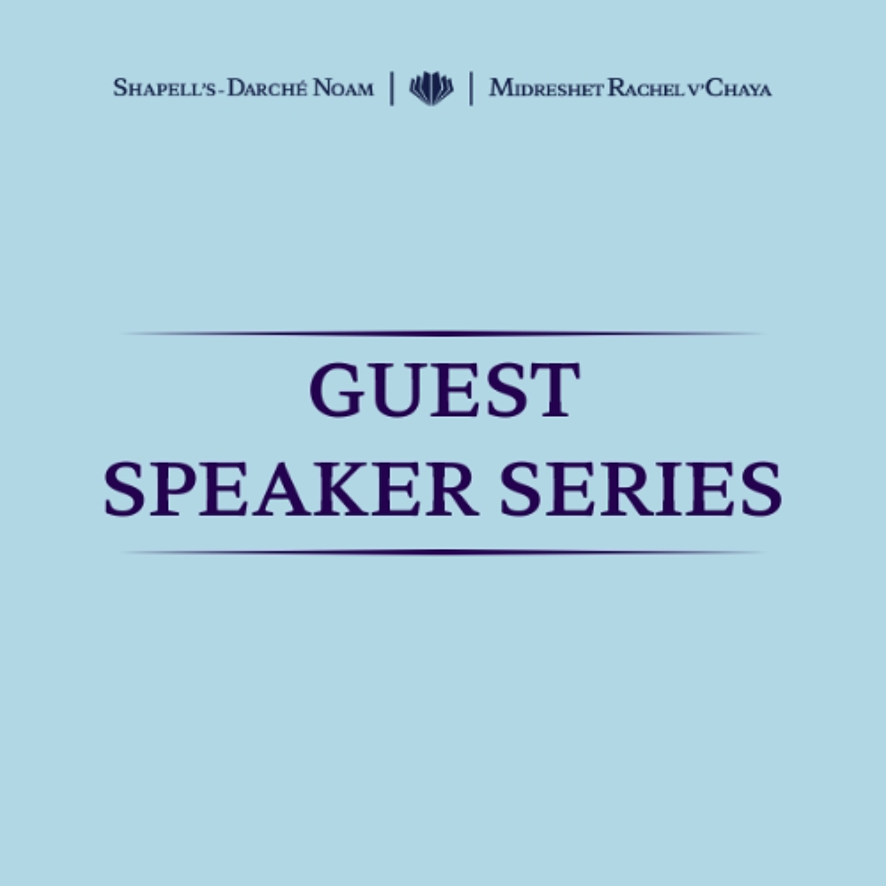 Guest Speaker - Rav Rudman - Lag b'Omer episode artwork