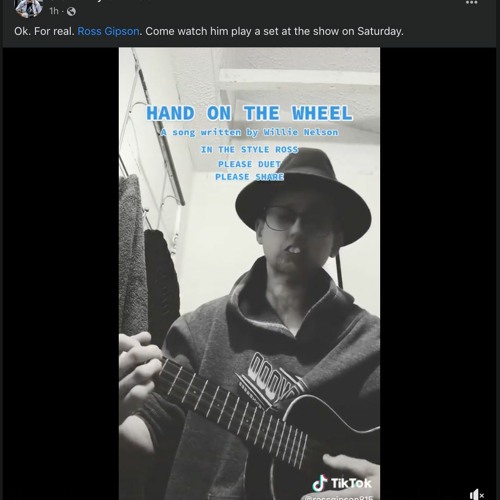 Stream Hands On The Wheel (Willie Nelson Cover) Duet with Ross