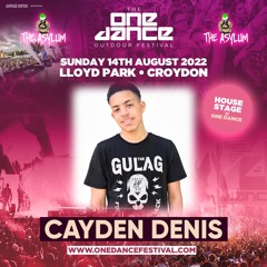 Cayden Denis LIVE SET #OneDanceFestival 14/08/22 @ Lloyd Park