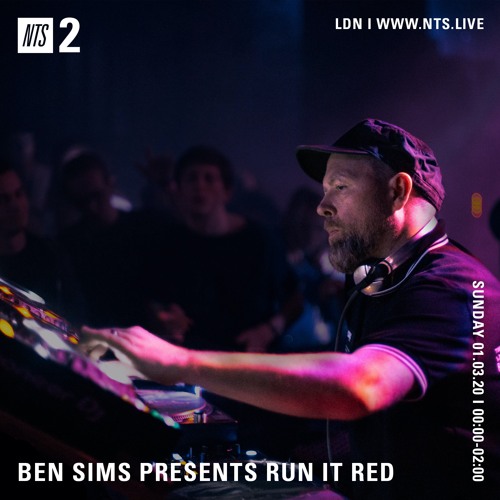 BEN SIMS pres RUN IT RED 62. MAR 2020