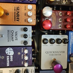 Broughton Tube Pedals: Bug Caster + Valve Champ + Quicksilver + Sunray