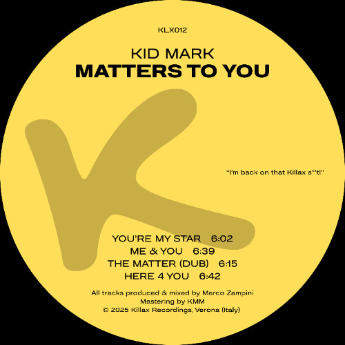 PREMIERE: KID MARK - YOU'RE MY STAR