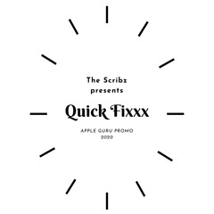 @THESCRIBZ PRESENTS: QUICK FIXXX (2020)