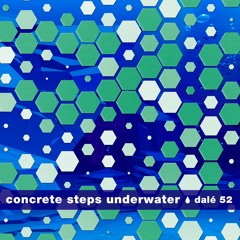 Concrete steps underwater