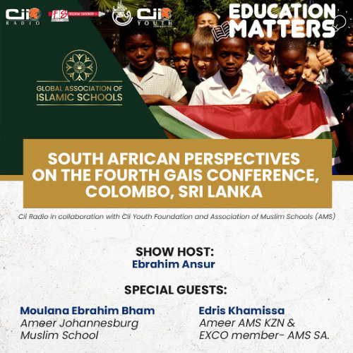 13-10-25 Education Matters - South African Perepectives On The Faorth Gais Conference Colobo, Sri Lanka