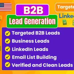 do linkedin lead generation, b2b leads, email list building, web research