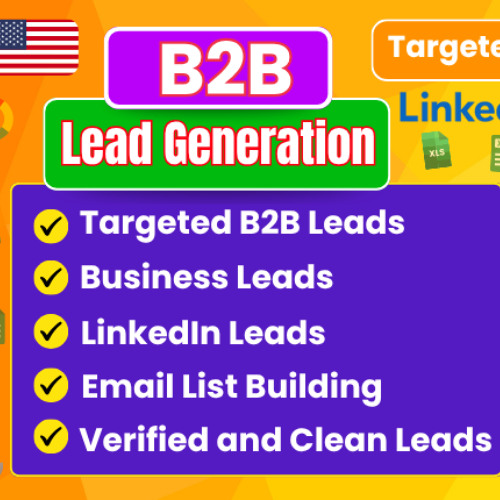 do linkedin lead generation, b2b leads, email list building, web research
