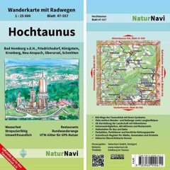 [PDF⚡READ❤ONLINE] Hochtaunus: Wanderkarte mit Radwegen. Blatt 47-557. 1 : 25 000. Bad Homburg v.d.