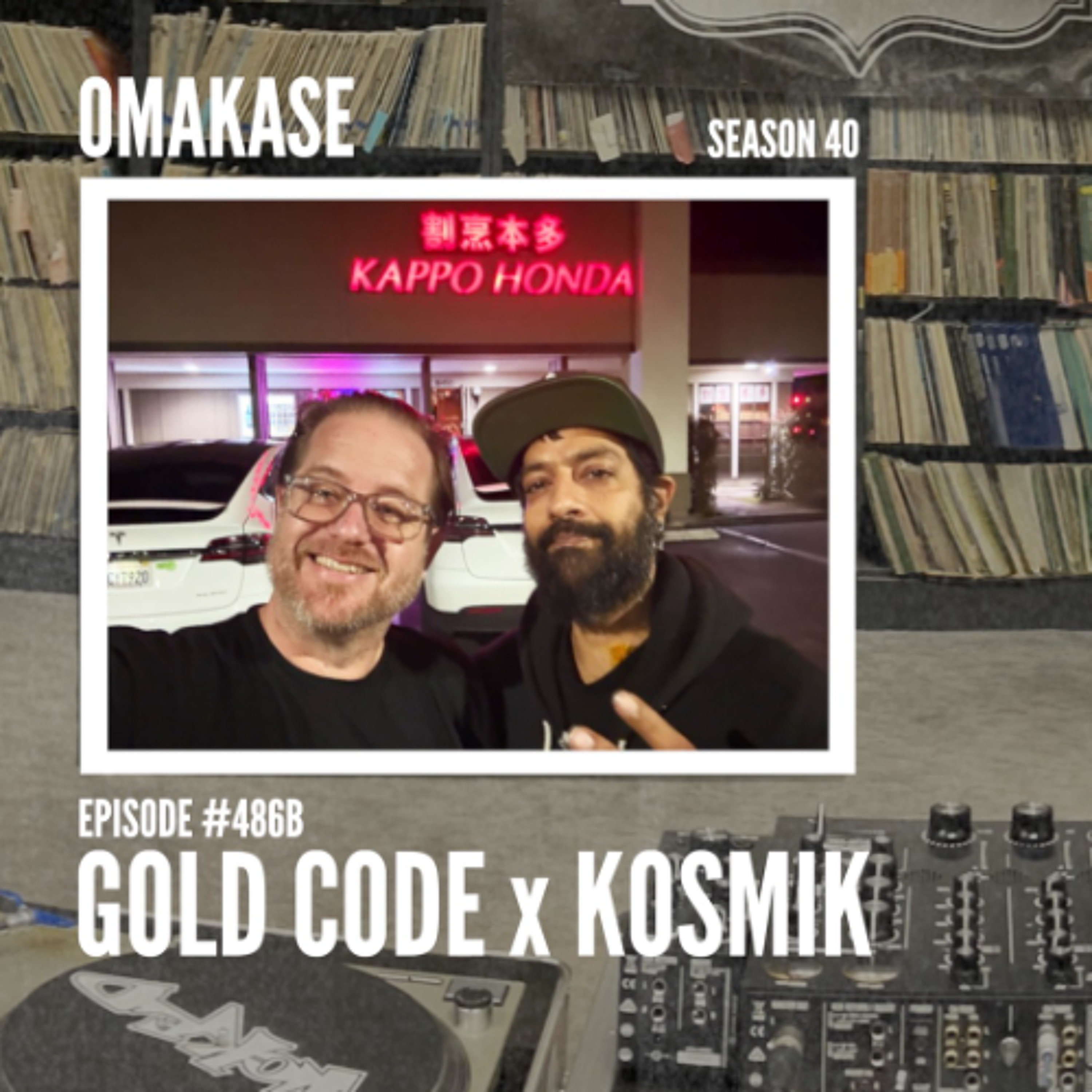 OMAKASE 486b, GOLD CODE x KOSMIK episode artwork