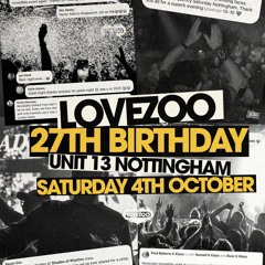 James Wiles & SevenT6 @ LOVEZOO - UNIT13, Nottingham (04.10.2025)