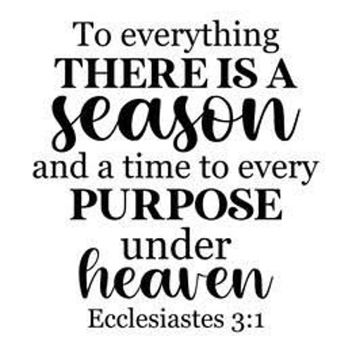 A Time For Everything