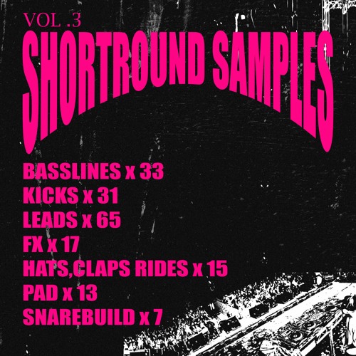 ShortRound Sample Pack [Vol 3.] (Hard Techno Mellbourne)(181 Samples)