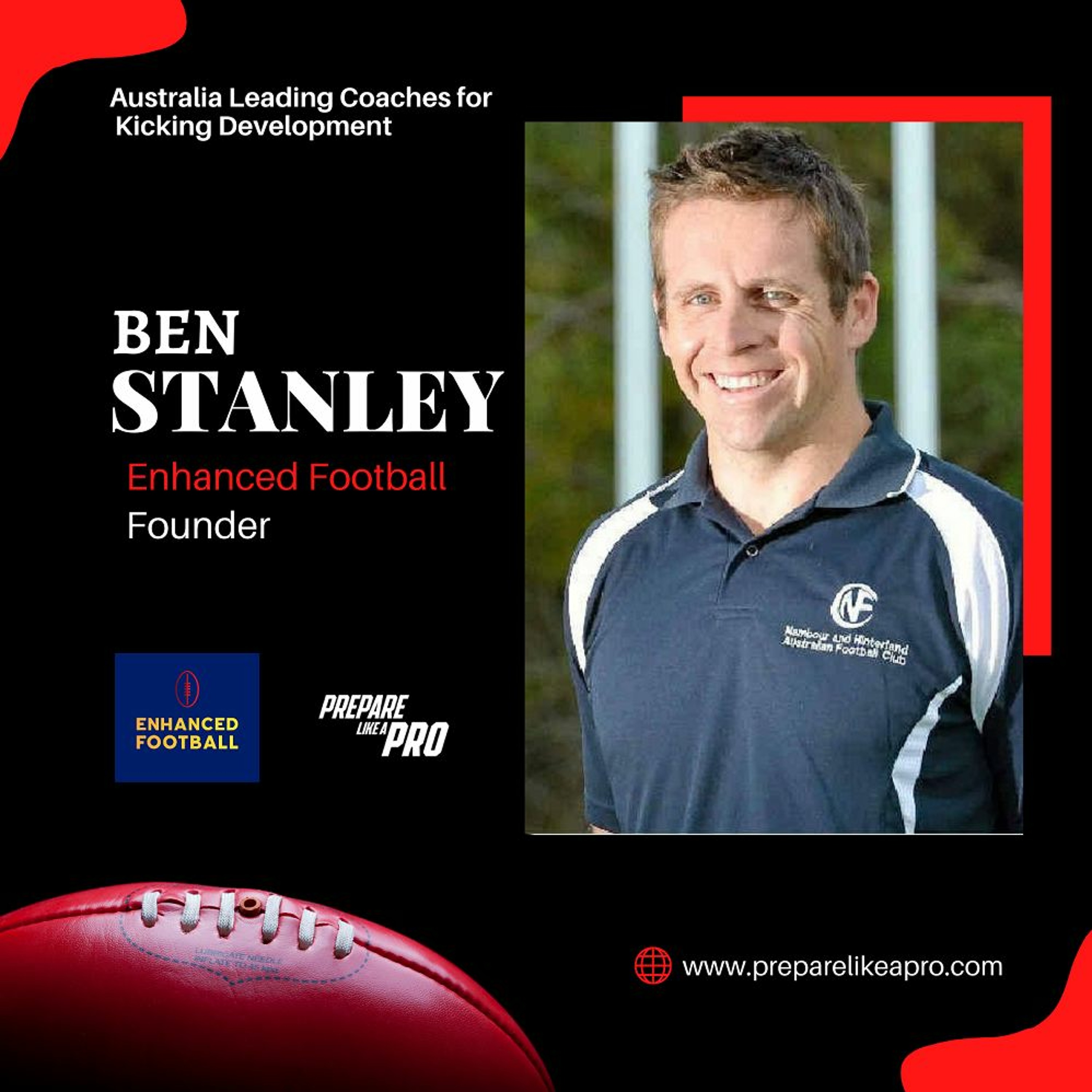 #132 - Ben Stanley, Founder of Enhanced Football (bite-size) episode artwork