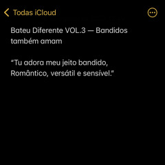 Bateu Diferente Vol.3 – Bandidos também amam