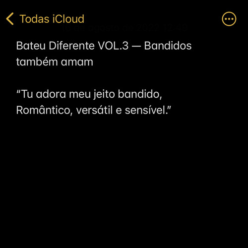 Bateu Diferente Vol.3 – Bandidos também amam