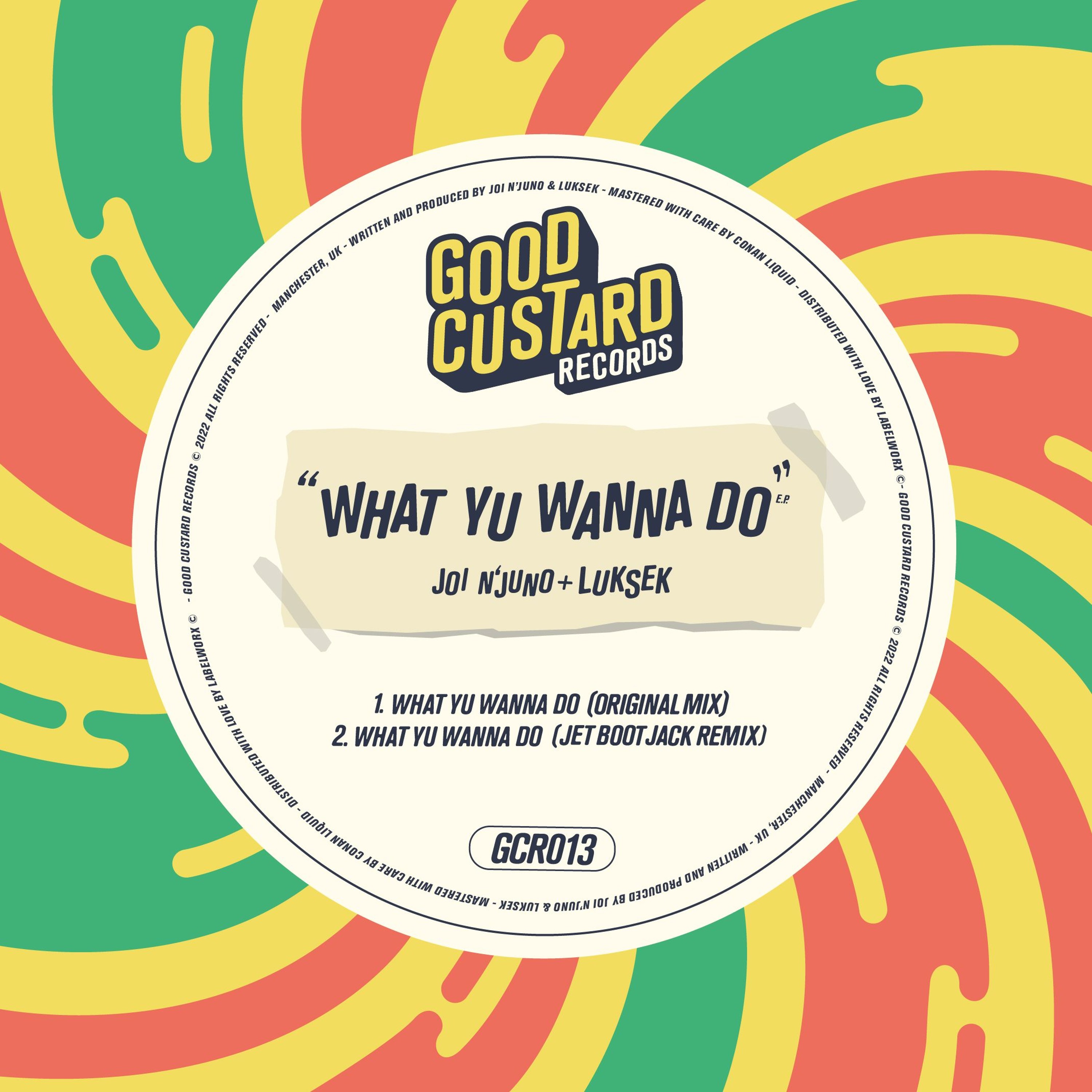 PREMIERE: Joi N'Juno & Luksek - What Yu Wanna Do [Good Custard Records] episode artwork