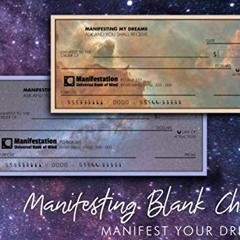 [VIEW] EPUB 💛 Manifesting Blank Checks Manifest Your Dreams: A Checkbook Journal Wit