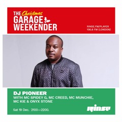 The Christmas Garage Weekender: DJ Pioneer & Guests - 19 December 2020