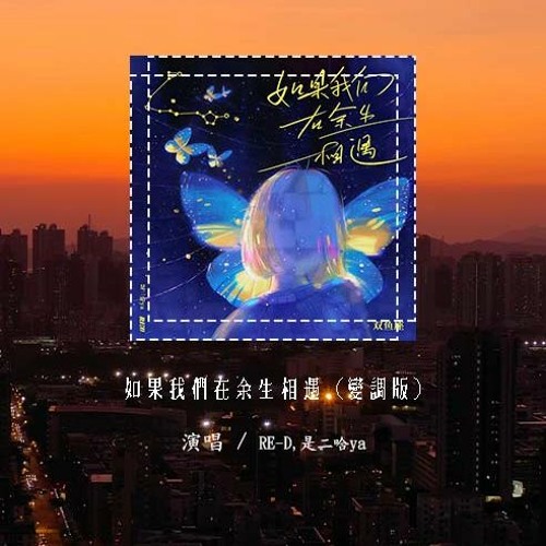 RE-D,是二哈ya - 如果我们在余生相遇 (变调版)「如果未来碰上伯乐 爱情碰上双鱼座，它们连在一起我会不会是幸福的」(4k Video)【動態歌詞/pīn yīn gē cí】#RED #是二哈