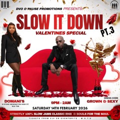 SLOW IT DOWN  14th February 2026