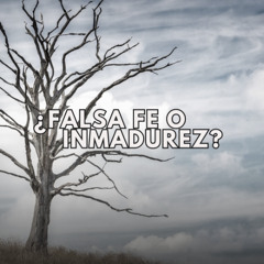 ¿Falsa fe o inmadurez?