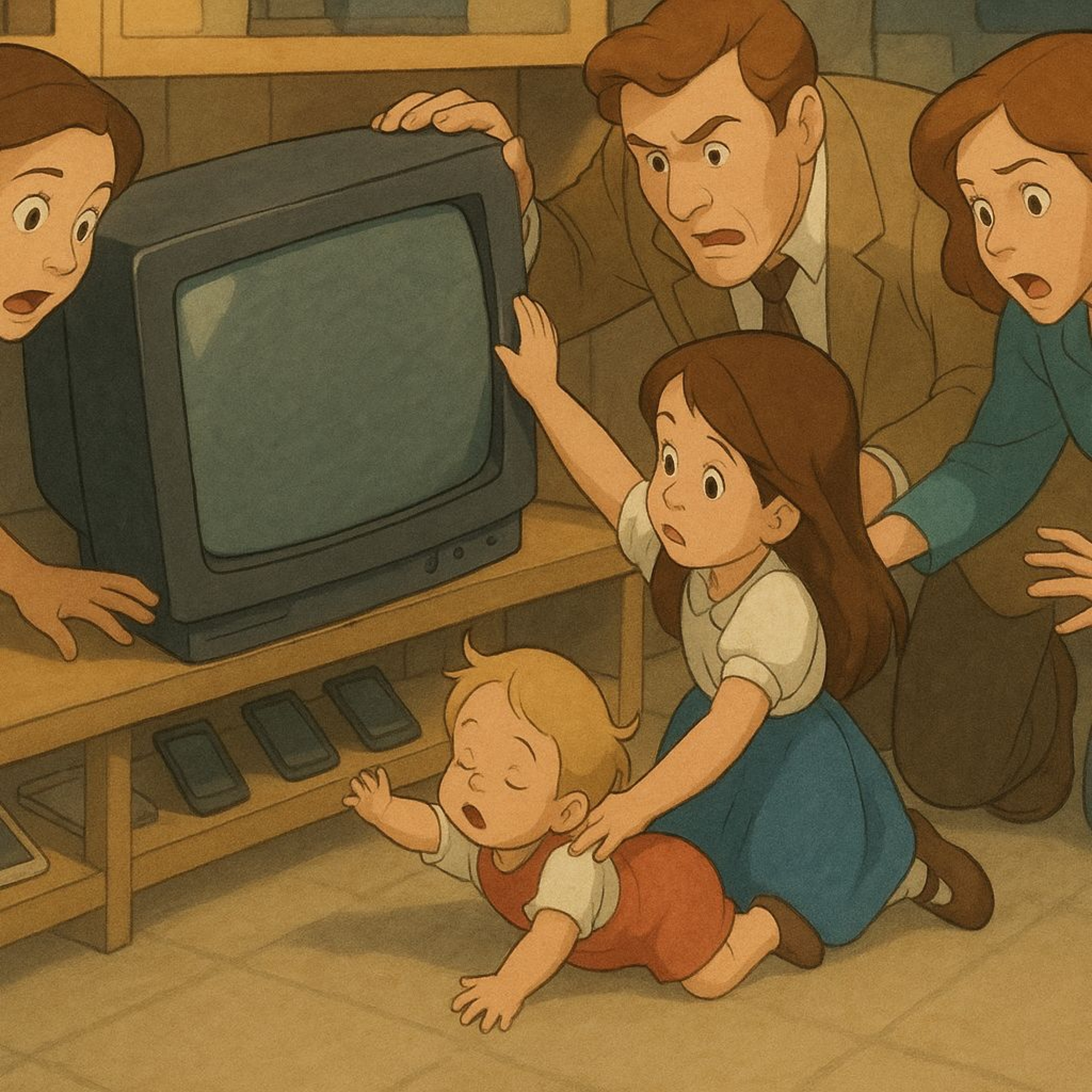 375. La télé est tombée !