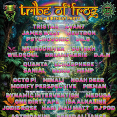 Tribe of frog 24th bday party 28th sept 24 - TBGO room acid techno