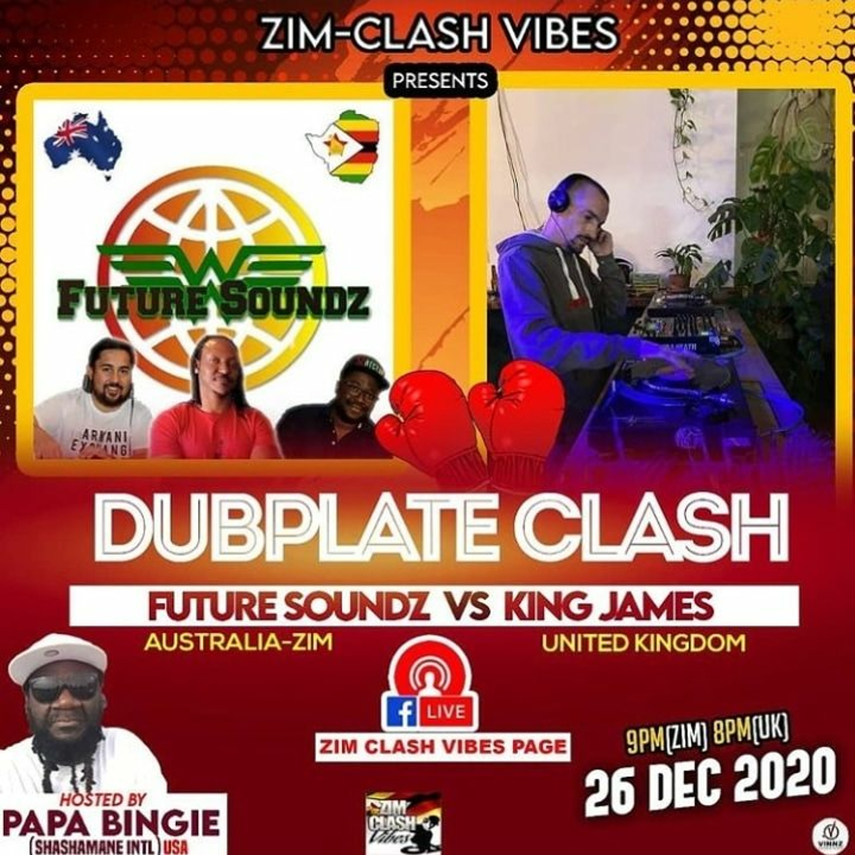 FUTURE SOUNDZ - ( AUSTRALIA   ZIMBABWE) VS KING JAMES (UK)26.DEC.2020 episode artwork