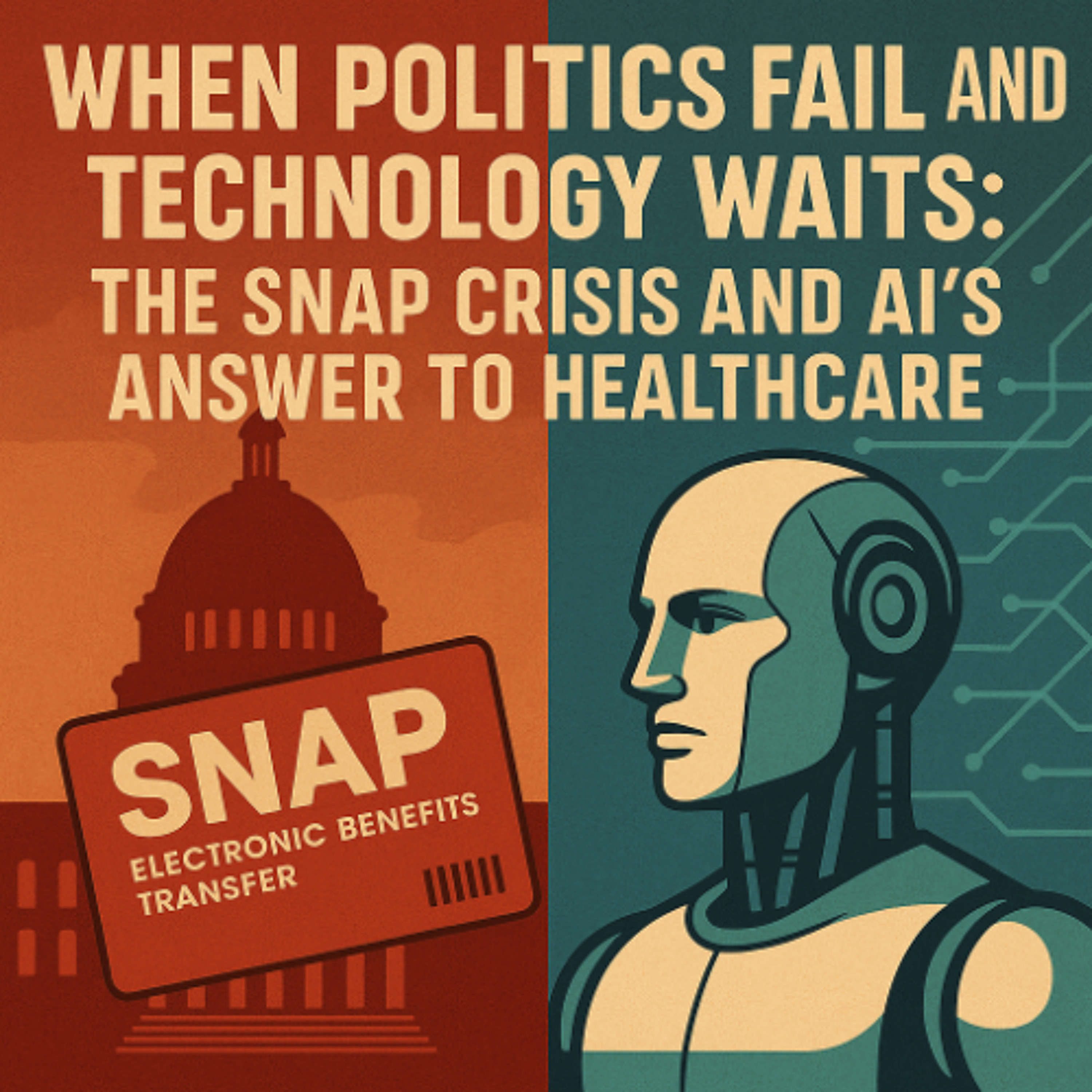 When Politics Fail and Technology Waits: The SNAP Crisis and AI’s Answer to Healthcare episode artwork