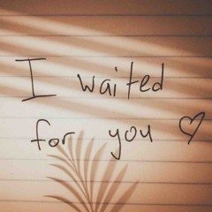 I waited for you