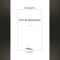 Michel Guérin - La fin des phénomènes