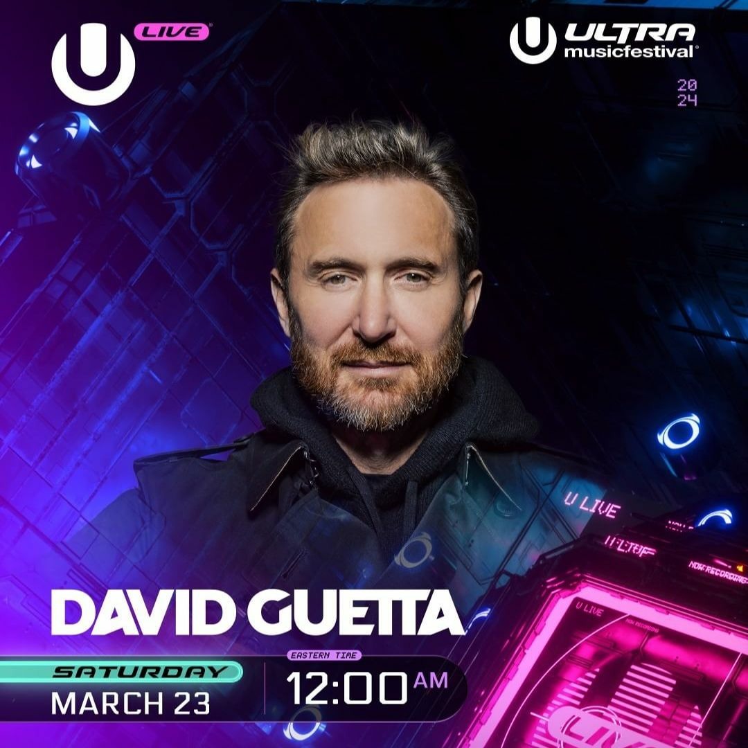 Stream David Guetta Live Ultra Music Festival 2024 (Miami) Day2 by