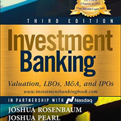 View PDF 📗 Investment Banking: Valuation, LBOs, M&A, and IPOs (Book + Valuation Mode