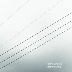 Hornbook 012 by P.K - deep meaning